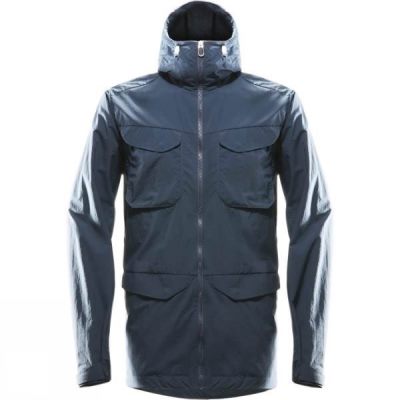 Chaquetas Haglofs Bjursås Hombre - Azules - Chile RLT758412